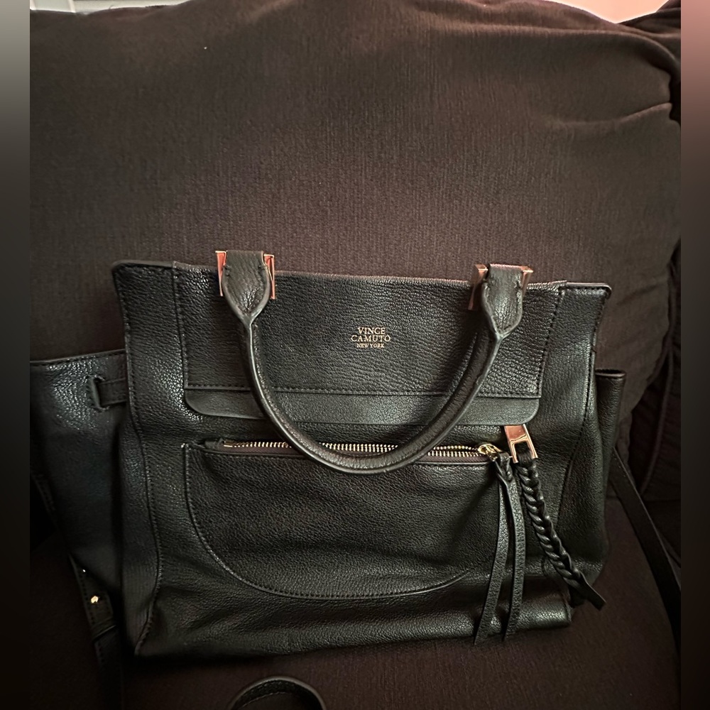 Vince Camuto Black Satchel